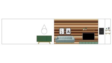 How to style a retro inspired villa living area