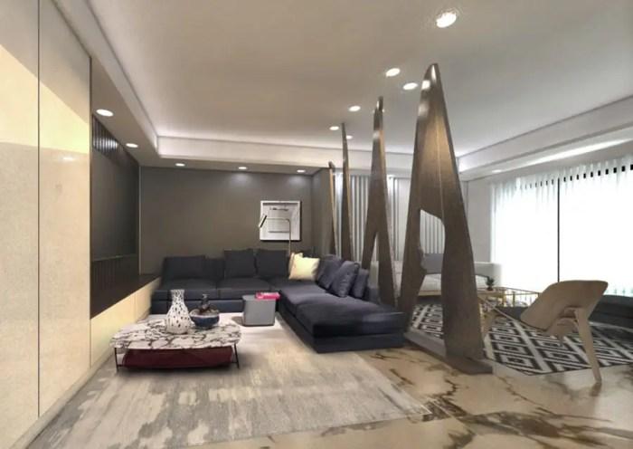 3d wall art designs for modern villa interior